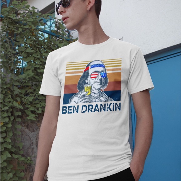 Ben Drankin Graphic Short Sleeve T-Shirt Sz Lg - Picture 4 of 12